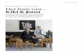 EINDHOVEN/TONGELRE Het huis van Kiki & Joost Kiki en Joost_1149.pdf · last en werk begint, het is zo schoon te zorgen voor het kroost dat men bemint.’ Van Bleiswijk: ‘We wilden
