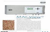 Productvel MACView-Ethyleensensor-EMS:Productvel MACView … · 2017. 9. 18. · Dit advies geeft bescher-ming tegen maximaal 5% zuur. ... Service aansluiting RS 232 interface Voeding