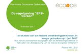 De regelgeving EPB- werken - Bruxelles EnvironnementSeminarie Duurzame Gebouwen –EPB 2017 –6 oktober 2017 DEFINITIES –Benaming N 18 Functies 4 FUNCTIONELE DELEN DE EPB-METHODE