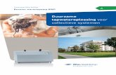 Duurzame tapwateroplossing voor collectieve systemen · - Past in keuken- of meterkast Toepassingen: Bestaande bouw - Benutting bestaande cv-installatie - Duurzame vervanging E-boiler/geiser