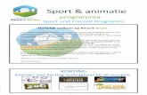 Sport & animatie - Resort Arcen Sport & animatie programma Sport und Freizeit Programm wat en de feestzaal