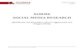 NORME SOCIAL MEDIA RESEARCH - ASSIRM Social Media Monitoring o Social Media Listening insieme delle
