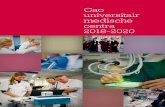 Cao universitair medische centra 2018-2020...2019/03/19  · umc: een openbaar of bijzonder academisch ziekenhuis, genoemd in onderdeel i, onder 1 en 2, van de bijlage van de WHW,