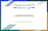 Locatie Kampina · 2 days ago · Welkom op montessorischool boven ‘t IJ Kampina is de hoofdlocatie van de drie vestigingen van Montessorischool Boven ‘t IJ. (Je hebt daarnaast