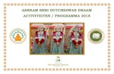 ASHRAM SHRI DUTCHESWAR DHAAM ACTIVITEITEN / … · 2017. 12. 23. · wordt het Sankrant 'Khichiri' genoemd. Mooie traditie hierbij is dat een broer met levensmiddelen naar het huis