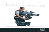 New Artemis Cine / Cine HD / EFP Pro / EFPa2dcorp.us/pdf/sachtler/artemis-efp.pdf · 2009. 6. 4. · Artemis Cine / Cine HD / EFP Pro / EFP Sachtler’s new Artemis Cine, Cine HD,