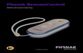 User Guide Phonak RemoteControl 92x125 NL V1.00 029-0782-07 · 2020. 9. 16. · Wijzigingen of aanpassingen die aan deze RemoteControl worden aangebracht zonder uitdrukkelijke toestemming