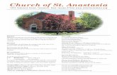 Church of St. Anastasia · 09/08/2020  · A New School Year St Joseph Academy 131 E. Fort Lee Road, Bogota, New Jersey 201-487-8641 2020-2021 School Registration is Open Offering