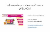 Infosessie voorleessoftware WELKOM - Vlaanderen · 2019. 2. 8. · Agenda van de dag 10.00 10.45 Welkom en overzicht van het programma voorleessoftware Door Departement Onderwijs
