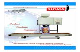  · 2019. 1. 3. ·  SIGMA Make In India 9ezßect 9ac/ðitL¶ Solutiow,3 Mfg. of Bag Weighing, Filling, Packing, Material Handling, Conveying, Automation System