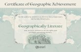 Cercificacc of Geographic Ãcbievcmenc n ceil n GREENLAND ... · Cercificacc of Geographic Ãcbievcmenc n ceil n GREENLAND By the authority vested in us, the Esri Story Maps team,