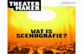 wat is scenografie? - Dries Verhoevendriesverhoeven.com/wp-content/uploads/2015/10/... · theaterkrant.nl . 30 anaLyse ... Je kijkt naar iemand achter een glazen wand. De stem van