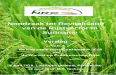 Noodzaak tot Revitalisatie van de Rijstsector in Surinamesuriname-rice.com/wp-content/uploads/2019/02/Verslag-Nationale-Rijst... · één dag. De focus van de ééndaagse conferentie