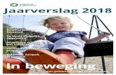 In beweging - Nederlands Jeugdinstituut · Een gelukkige jeugd voor élk kind In beweging Jaarverslag 2018. En verder: Evenementen p. 8 Online p. 10 In de media p. 12 Erasmus+ p.