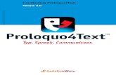 Proloquo4Text - AssistiveWare€¦ · Conversaties Woordvoorspelling Zinsvoorspelling 5. Wijzigingsmodus 10 Functies van de wijzigingsmodus Onderdelen wijzigen Onderdelen tussen categorieën