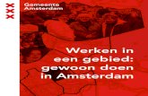 Werken in een gebied: gewoon doen in Amsterdam€¦ · het gebied. Het is dan ook de vraag of het gebied altijd het juiste niveau is voor het begrijpen en aanpakken van deze problemen.