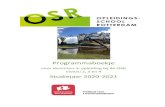 Programmaboekje OSR20-21 N 2,3,4 versie definitief 15 juli ... · Kick-off/kennismaking IO-groep N 4 Contracten/VOG Handleiding en studiejaar doornemen - Ontwikkelpunten vanuit N3