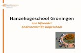 TITEL VAN DE PRESENTATIE - research.hanze.nl · 3 . Ondernemerschapsontwikkeling is opgenomen in de prestatieafspraken met OC&W. De HG heeft 7 minoren/specialisaties (2 honours en