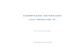 COMPLEXE GETALLEN voor Wiskunde Dwiskundetrainer.nl/Algebra_BB_files/ComplexeGetallen.pdf · 2017. 10. 24. · voor havo en vwo is complexe getallen wel een aanbevolen keuze-onderwerp.