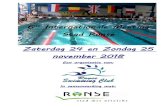 6de Internationale Meeting Stad Ronse Zaterdag 24 en ... · Stedelijk Zwembad Ronse – Engelselaan 70, 9600 Ronse (België) Wedstrijdbad van 25m – 6 banen – antigolfslaglijnen