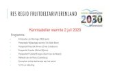 RES REGIO FRUITDELTARIVIERENLAND · 2020. 7. 3. · RES REGIO FRUITDELTARIVIERENLAND Kennisatelier warmte 2 juli 2020 Programma: • Introductie (Jur Marringa (RES-team) • Presentatie