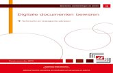 Digitale documenten bewaren - Archives de l'État en Belgiquearch.arch.be/docs/brochures/digitale_documenten_bewaren.pdf · De brochure geeft een reeks praktische raadgevingen voor