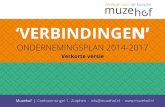 INLEIDING ‘VERBINDINGEN’ - Muzehof · INLEIDING Verbindingen Dit is het nieuwe ondernemingsplan 2014-2017 van Muzehof Centrum voor de Kunsten. Dit plan is een vervolg op de notitie