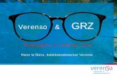 Verenso & GRZ · o Contact wetenschap: mdolders@verenso.nl o Contact registratie: cderuiter@verenso.nl . Title: Presentatie Sita Author: Het Lab Created Date: 2/22/2016 3:17:53 PM