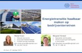 New Energietransitie haalbaar maken op bedrijventerreinen · 2019. 11. 12. · Energietransitie haalbaar maken op bedrijventerreinen Arnhem, 31 oktober 2019 Margreet.verwaal@bciglobal.com