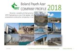 Boland Payeh Azar COMPANY PROFILE 2015bpa-ir.com/wp-content/uploads/2018/02/Boland-Payeh-Azar-2018.pdf · 1/31/2018 * The information contained in this document is correct as at February