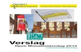Foto: Marianne Knijnenburg Verslag · 2016. 6. 14. · VERSLAG OPEN MONUMENTENDAG in Leidschendam – Voorburg 2015 • In aansluiting op de tentoonstelling over het werk van Piet