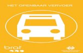 HET OPENBAAR VERVOER - Belgium openbaar... · kunnen gratis met de trein reizen als het bedrijf 80% van de kosten voor zijn rekening neemt. De overige 20% wordt betaald door de federale
