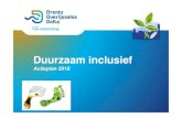 Actieplan Duurzaam Inclusief 2018 versie 2 februari ... Opbouw 1. Duurzaam inclusief werken 2. Activiteiten