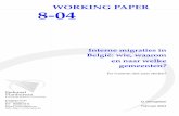 WORKING PAPER 8-04€¦ · Planning Papers (de laatste nummers) Het doel van de “Planning Papers” is de analyse- en onderzoekswerkzaamheden van het Federaal Planbureau te verspreiden.