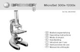 MicroSet 300x-1200x · Niet geschikt voor kinderen jonger daBevat functionele scherpe kanten en punten! Kleine onderdelen – GEVAAR VOOR VERSTIKKING! Niet geschikt voor kinderen