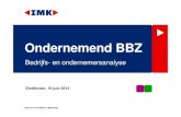 Presentatie IMK Ondernemend Bbz Bedrijfs- en ... · Bedrijfs- en ondernemersanalyse •Algemeen (privésituatie, oorzaak) •Commercieel •Financieel •Strategie / mgt. informatiesysteem