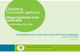 Opleiding Duurzaam gebouw - Bruxelles Environnement · 2 Doelstellingen van de presentatie Een diagnose van het elektriciteitsverbruik in woongebouwen kunnen uitvoeren De juiste vragen