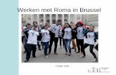 Werken met Roma in Brussel - WordPress.com€¦ · Geschiedenis en migratie • 10 eeuwen in Europa – 3 migratiegolven – Porrajmos/samudaripen – Culturele identiteit • Communistische