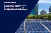 Het commerciële aanbod voor investeerders & systeemeigenaren€¦ · Het commerciële aanbod voor investeerders & systeemeigenaren. 2 et commerciële aanbod van SolarEdge solaredgecom