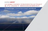 VERBETERD EINDRESULTAAT & PV ASSET MANAGEMENT€¦ · Sinds het begin van de verkoop in 2010, heeft SolarEdge meer dan 1,7 GW van zijn DC-geoptimaliseerde omvormeroplossingen verkocht