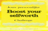 Jouw persoonlijke Boost your Selfworth Challenge€¦ · Jouw persoonlijke Boost your Selfworth Challenge Disclaimer Met alle kennis, zorg, aandacht en liefde is dit e-book voor jou