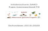 Infobrochure SAIO Type basisaanbod/T9saio.sbsgeel.be/wp-content/uploads/sites/11/2019/09/Infobrochure-t… · Lore Mols (rood) Magda Van den Vonder (geel) Joon Dams (felgroen) Carine