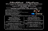 Shabbat Shalom - images.shulcloud.com€¦ · Mongie Eisen Swartz by Gail and Gary Swartz, Dr. Sarah and Hershel Swartz, Byer, Hannah and Sidney Swartz, Rachel and Andrew Toubin,