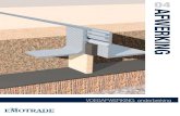 AFWERKING - Emergo · AFWERKING 4 VOEGAFWERKING OMSCHRIJVING Vloervoegprofiel voor alle afwerkingsmateri-alen (beton, natuursteen, kunststeen,...) • Volledig metalen uitvoering