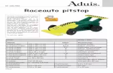 N° 200.490 Raceauto pitstop - Aduis · de formule van geluk. Goed, sommige hebben het in de beroemde F1 gevonden. Maar als ik eraan denk, dat ze bij het vallen van de eerste regendruppels