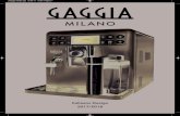 Italiaans Design 2017/2018€¦ · Gaggia Accademia … espresso op zĳn Italiaans! Volledige automatische koffiemachine. Met geïntegreerd auto-matisch cappuccino systeem (One Touch
