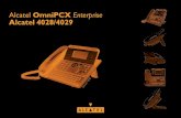 Alcatel OmniPCXEnterprise Alcatel 4028/4029...Hartelijk dank voor het vertrouwen dat u in Alcatel stelt met uw keuze voor een telefoon uit de 4028/4029-serie. Dankzij de nieuwe ergonomische