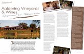 Gastronomie Aaldering Vineyards · 2020. 2. 19. · Dustin Osborne. Inmiddels maakt deze wijnmagiër een achttal verschillende wijnen van druiven die groeien en rijpen op het 24 ...
