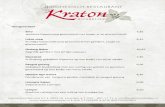 Voorgerechten - Kraton Rosbeijer - Kraton Rosbeijer · -Martabak 7,85 In filodeeg gebakken kipkerrie op een bedje van verse salade -Pangsit goreng 6,95 Gebakken bladerdeeg met een