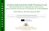 C 1st International Joint Staff Training Event O ...€¦ · •Escrever uma oração em passiva •Situar capitais num mapa •Relatar uma notícia •Buscar informação dos monumentos